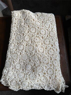 Crochet tablecloth